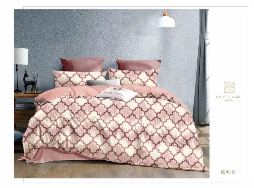 Bedding Geometric Pattern Bed Sheet Quilt Cover Student Dormitory Four-Piece Multi-Specification Bedding 