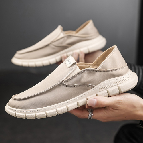Slip-on Canvas Shoes Autumn and Winter New Breathable Old Beijing Cloth Shoes Fashion Casual Fashion Shoes Cross-Border Wholesale Cloth Shoes