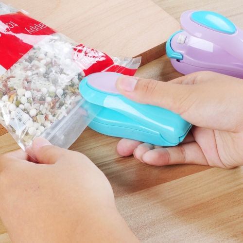 small household mini sealing machine plastic sealing machine snack sealing artifact portable mini hand pressure plastic bag sealing machine