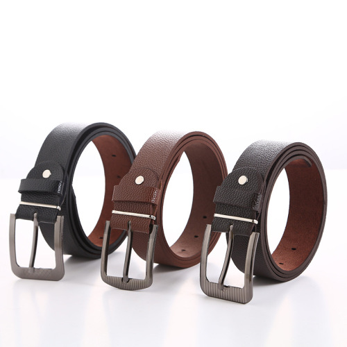 manufacturer men‘s belt wholesale yak pin buckle aviation belt men‘s stall hot supply