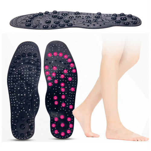 cross-border new arrival 68 magnetic stone insole plus-sized massage moxibustion point foot acupuncture point health massage amazon