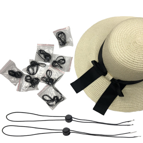 hat belt fisherman hat windproof rope sun-proof straw hat rope chin belt hat gift belt small package