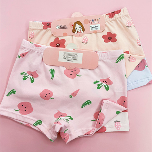 girls‘ boxers children‘s class a cotton children‘s underwear breathable baby shorts girls‘ boxers factory direct supply