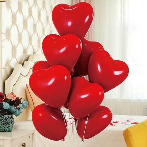 wedding room decoration 10-inch 2.2g pomegranate red latex balloon party scene layout double-layer gem red balloon