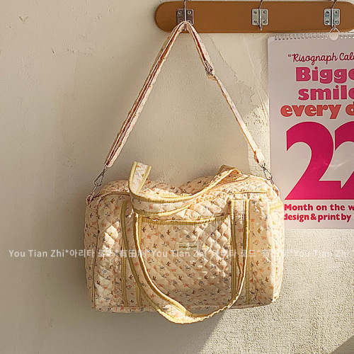 large capacity small floral mummy bag fashion lightweight out baby supplies storage portable maternal and infant bag