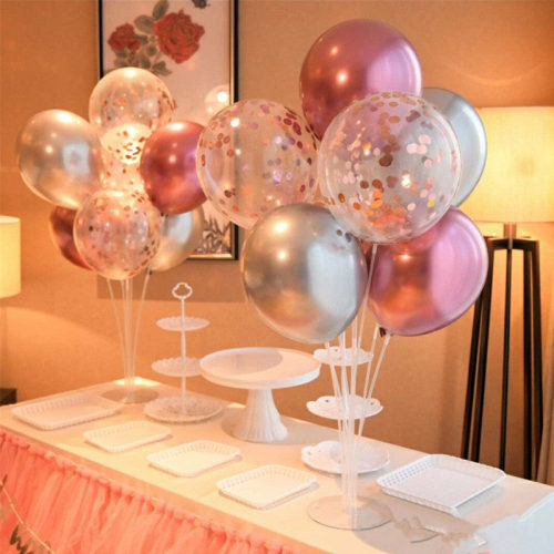 wholesale table floating balloon decoration set wedding room birthday layout base splicing support rod balloon desktop support rod