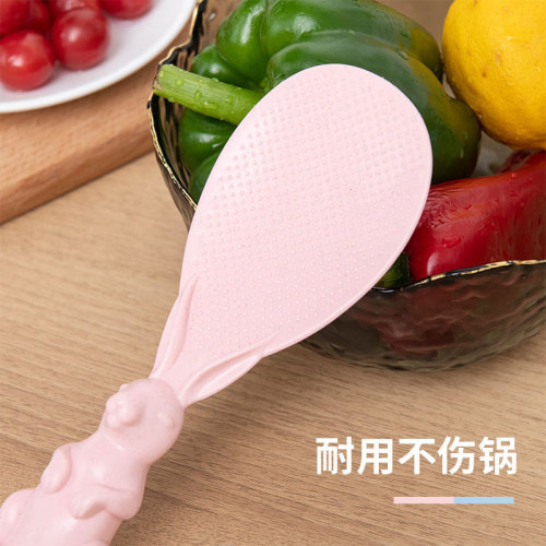 cute cute rabbit rice spoon vertical standing home spoon non-stick rice serving rice non-stick pan rice cooker cooking spoon