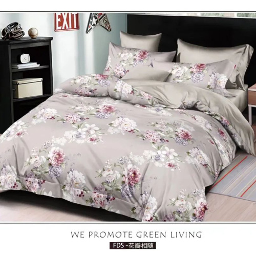 Beddings Printed Four-Piece Bedding Set Orders Double Set Export Wholesale from Export Manufacturers Jidi Home Textiles