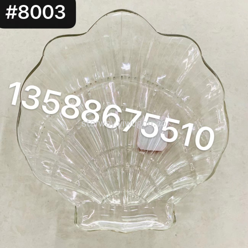 Creative Nordic Style Ins Transparent Fruit Plate Modern Living Room Home Snacks Pastry Shell Fruit Plate Crystal Fruit Plate