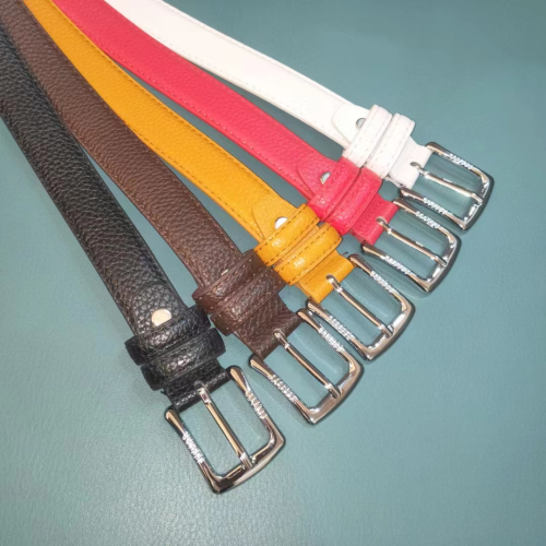 women‘s litchi pattern fashion versatile belt 2.5 women‘s casual pin buckle belt manufacturers spot wholesale sales