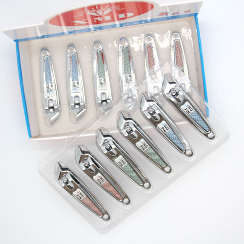 Oblique Small Nail Clippers Boxed Nail Clippers Pointed manicure Scissors 