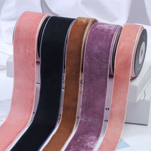 spot supply color velvet belt single double-sided velvet belt flocking belt flocking cloth ribbon spot sales