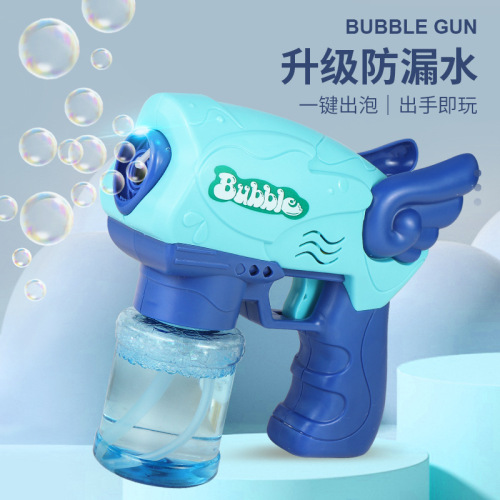 bubble machine tiktok same style internet celebrity automatic light bubble water electric bubble gun children‘s toys full stall wholesale
