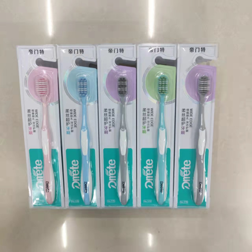 Daily Necessities Toothbrush Wholesale Dimen 378 Soft Silk Super Care Soft-Bristle Toothbrush
