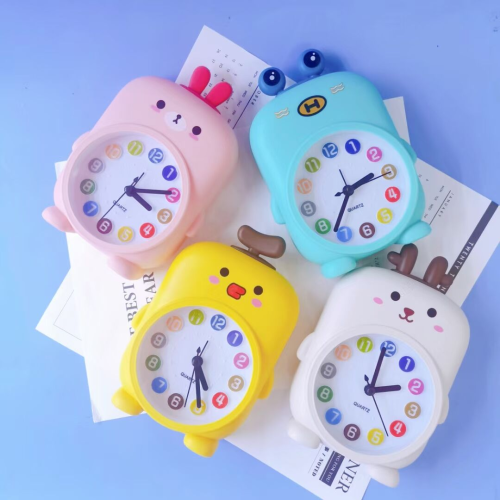 22 New Products Factory Direct Cartoon Cute Pet Alarm Clock student Desktop Learning Alarm Clock Children‘s Bedroom Alarm Clock