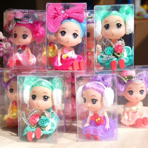 new cartoon big head doll movable joint wedding doll cartoon 6 princess stall hot sale girl toys