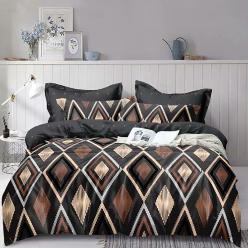 Four-Piece Bedding Set Export Printing Chemical Fiber Quilt Cover Bed Sheet Fitted Sheet Factory Wholesale Jidi Bedding