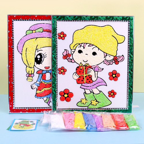 factory direct sales ultra-light clay snowflake drawing board pearl mud accessories mold children diy handmade painting
