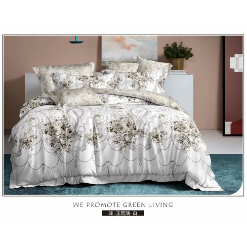 Butterfly Flower Printing Quilt Sheet Three-Piece Set Four-Piece Suit Color Factory Wholesale and Export 