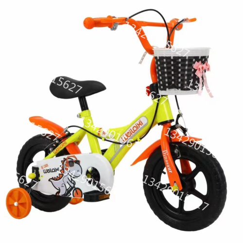 New Integrated Wheel Car Frame Children‘s Bicycle with Training Wheel Colorful Quality Pass