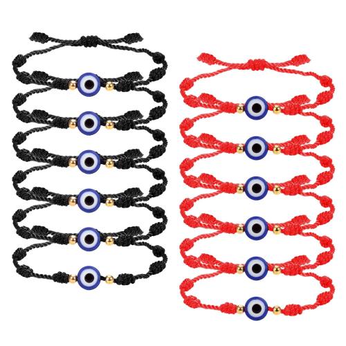 7 knot lucky red rope bracelet creative personalized devil eye hand-woven prayer hand rope couple bracelet