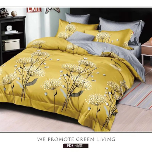 three-piece set for bed printing cross-border foreign trade amazon exclusive for home textile bed cover bed sheet quilt cover four-piece set