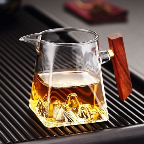 square view mountain fair cup glass heat-resistant view mountain cup tea sea thickened tea maker tea ceremony accessories male cup