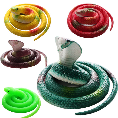 strange simulation snake soft rubber snake toy 75cm fake snake rubber snake new strange wholesale
