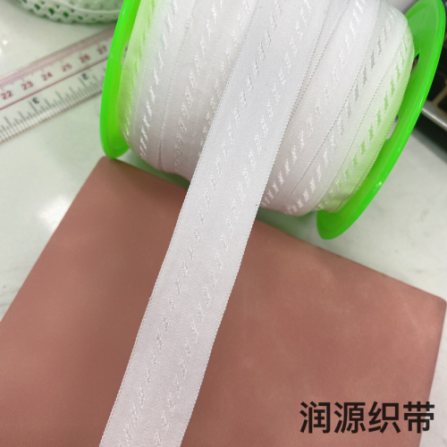 2.0cm Embroidery folded Edge-Covered Color Dyed Elastic Ribbon