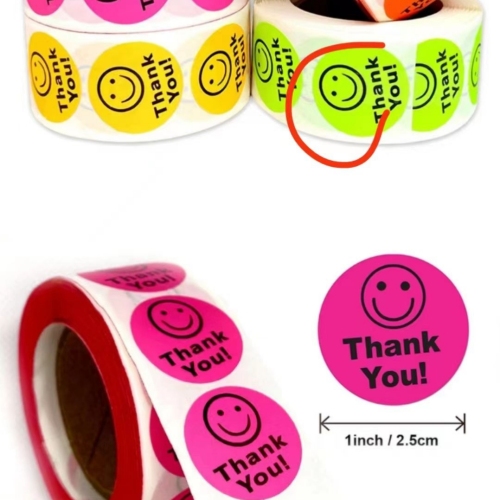 customized reel smiley stickers， all kinds of stickers