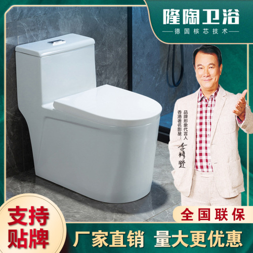 Engineering Hotel Wholesale Adult Toilet Household Small Apartment Ceramic Sanitary Ware Toilet Siphon Toilet 