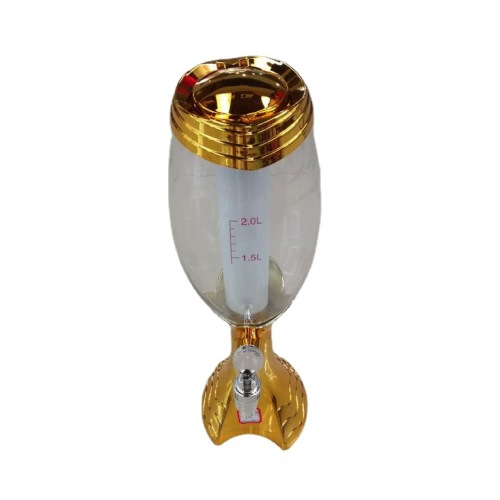 Bar Party Food Festival 1.5L Luminous Golden Wine Cannon with Ice Column Beer bubble Wholesale RS-8333
