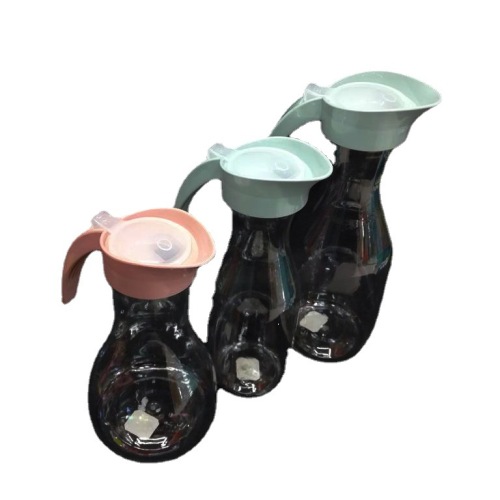 transparent juice pot with handle bar restaurant gear cold water bottle drop-resistant cocktail pot wholesale rs-200692