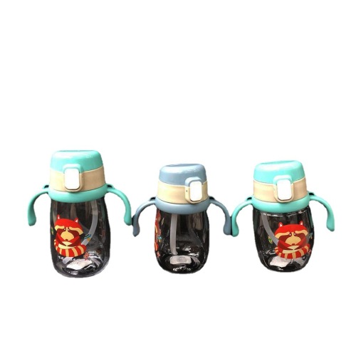 children‘s kettle cartoon duck owl flame cover children straw cup wholesale rs-201326