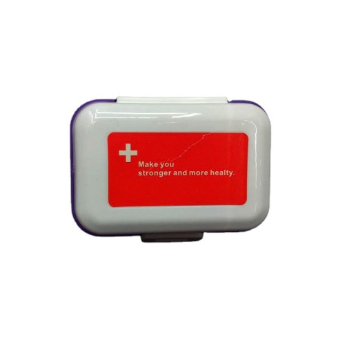 Portable Portable Compartment Pill Box Wholesale Opaque 8-Grid Box RS-600033