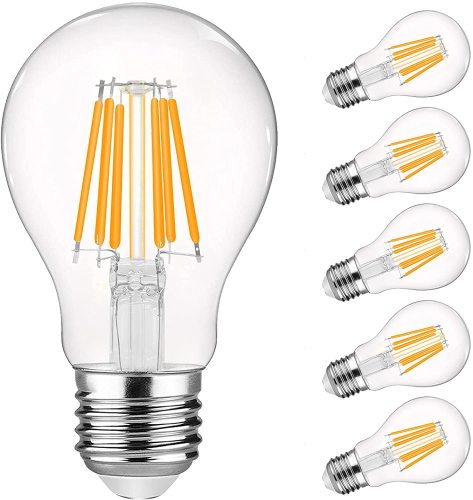 LED Filament and Bulb 2700K Warm White Light Villa House Exterior Wall Decoration Lighting A60 Bulb