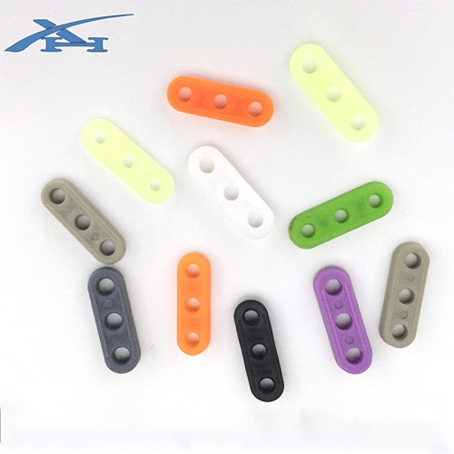 manufacturers supply plastic parts multi-color backpack three-hole buckle wind rope buckle tent three-hole adjustment piece