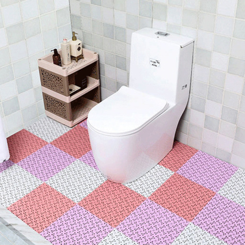 household bath toilet kitchen splicing waterproof floor mat bathroom non-slip mat splicing floor mat toilet toilet mat
