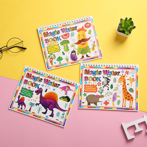 Children‘s Handmade Creative Magic Magic Water Painting Book Colorful water Album Graffiti Kindergarten Coloring Reusable