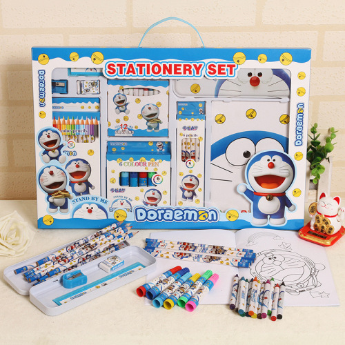 New Korean Creative Crayon Watercolor Pen Combination Children‘s Luxury Stationery Gift Box Student Learning supplies 