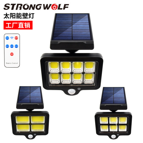 New Solar Lamp Outdoor Human Body Induction Wall Lamp Home Garden Lamp Wall Road Lighting Small Street Lamp 