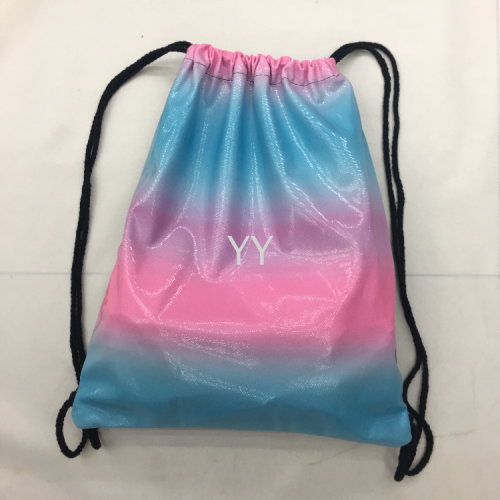 canvas casual bag drawstring bag drawstring bag， shoulder sports， polyester tote bag， student bapa
