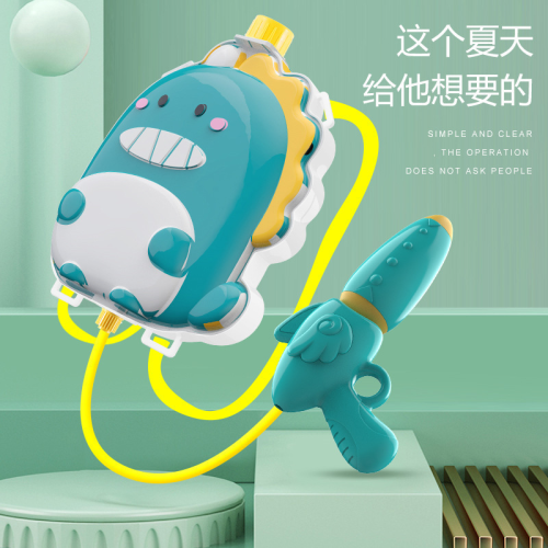 children‘s backpack water gun toy pull-out beach play water spoon water pistols blind box night market stall supply wholesale