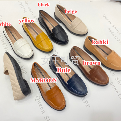 casual women‘s shoes foreign trade customized large size shoes women‘s flat solid color spring and autumn women‘s shoes spot women shoes