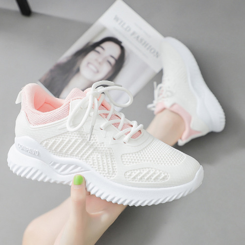 2022 Spring and Summer New Sports Women‘s Shoes Alpha Small Coconut Running Shoes all-Match Casual Single Mesh Shoes Female A005