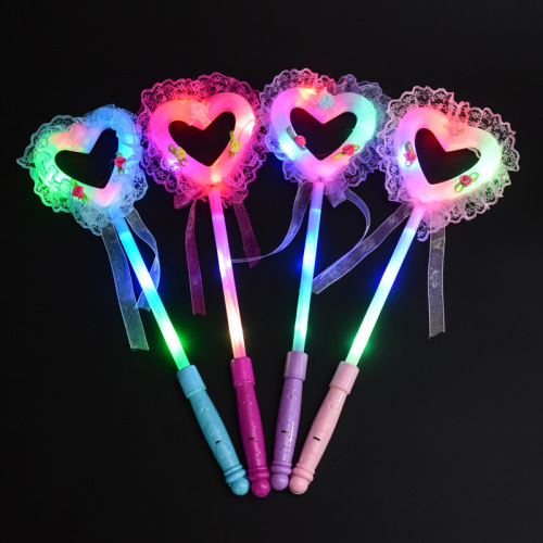fairy stick luminous magic stick love princess lollipop flashing stick kids gift children luminous toys
