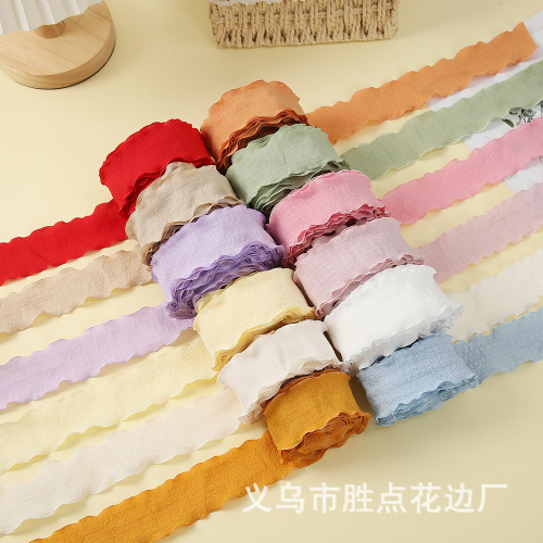 factory wholesale 4cm color ce polyester ribbon diy bow hair accessories material clothing ribbon flower paaging