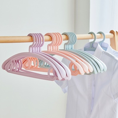 Household Invisible Hanger Wide Shoulder Adult Clothes Hanger Wet and Dry Drying Rack Non-Slip Clothes Hanger Student Storage Hanger