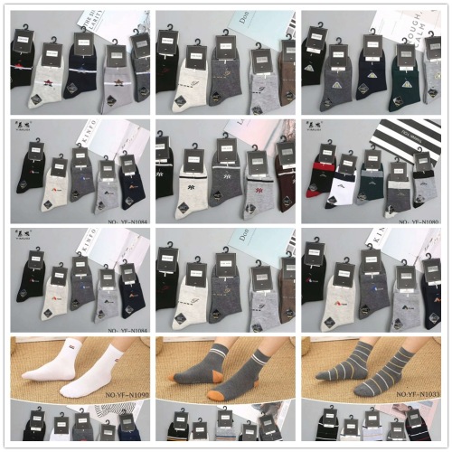 colored cotton men‘s and women‘s long mid-calf socks stall socks short men‘s and women‘s socks wholesale direct sale mall socks