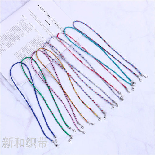 factory direct candy color elastic band rope spot windproof rope adjustable mask lanyard anti-lost anti-tightening artifact